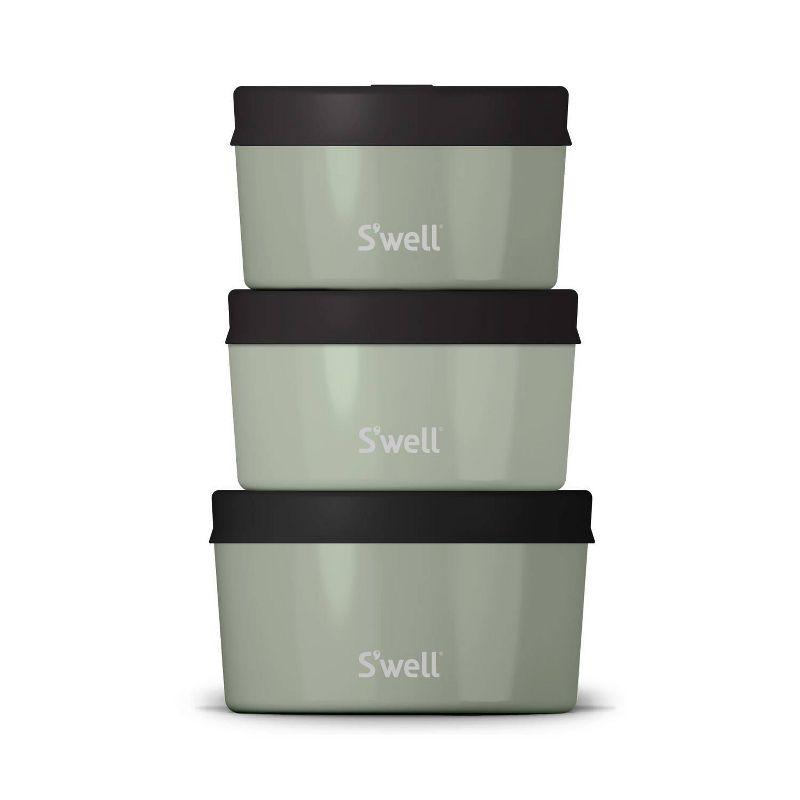 Mountain Sage Stainless Steel Food Storage Canister Set