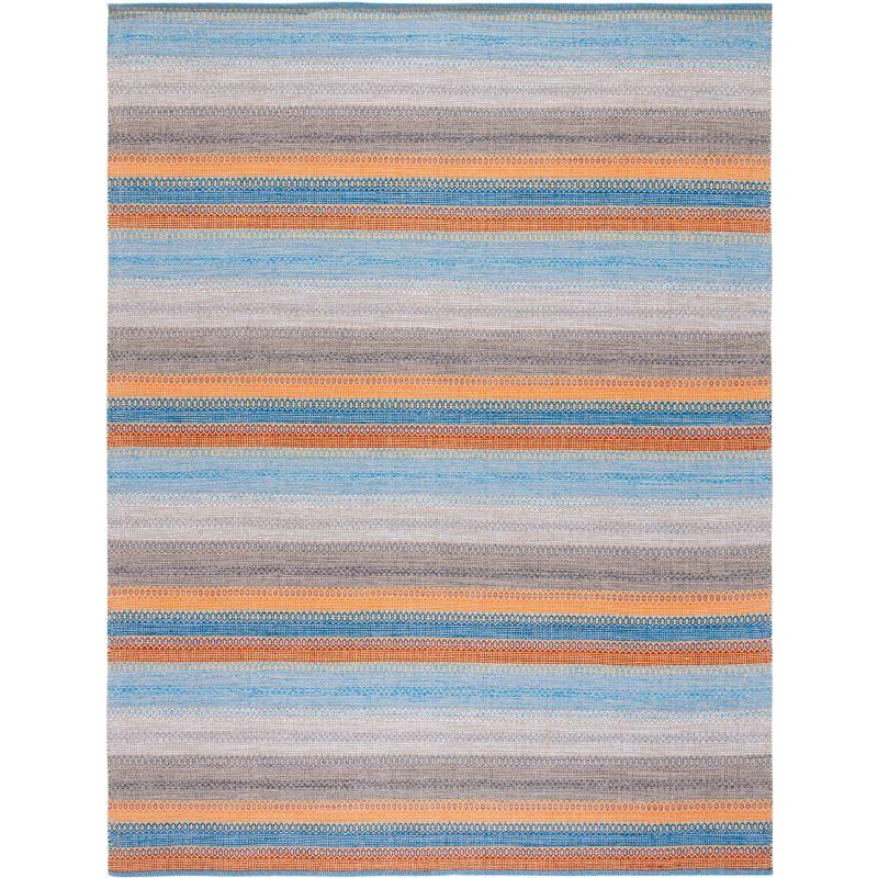 Montauk MTK851 Hand Woven Area Rug - Grey/Orange - 8'x10' - Safavieh.