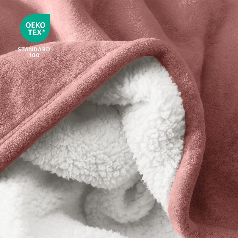 Bare Home Sherpa Fleece Blanket