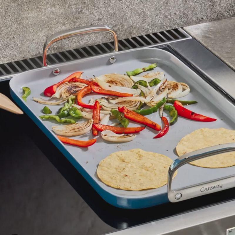 Caraway ® Sage Ceramic Non-Stick Double Burner Griddle