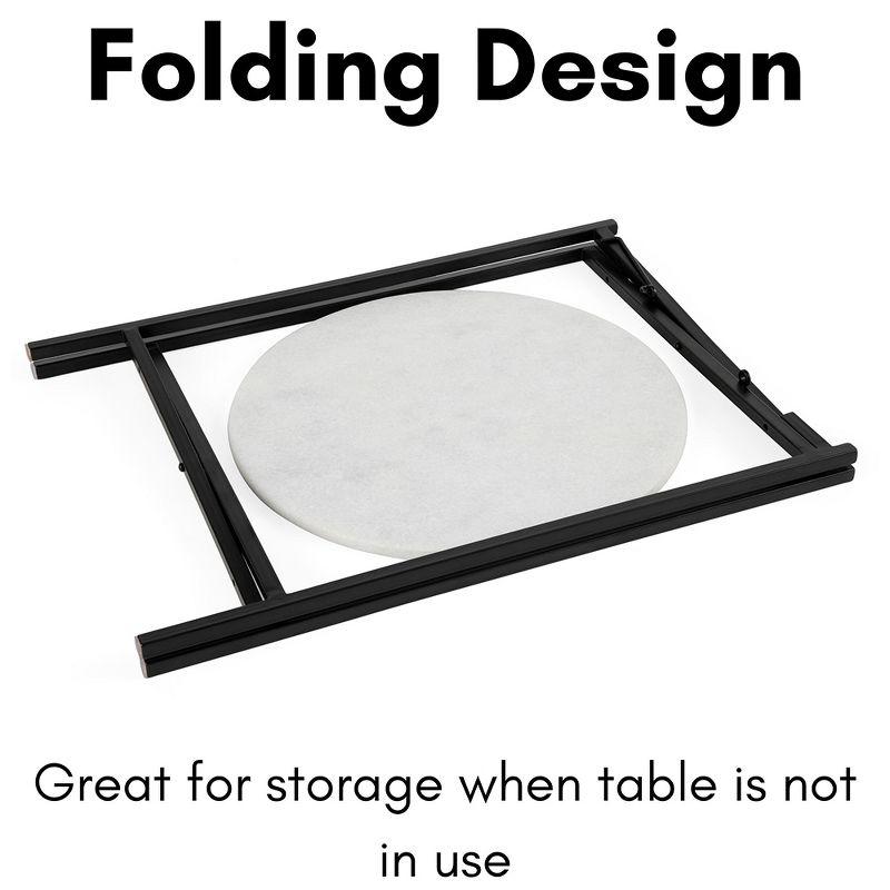 BirdRock Home Marble Tray Top End Table