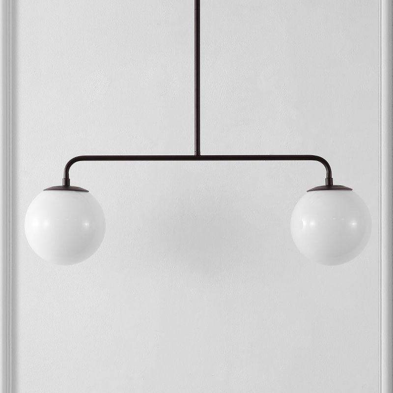 Conyer 2 Light 18" Pendant - Black - Safavieh.