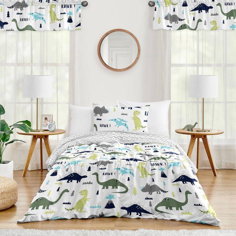 Mod Dinosaur 4 Piece Comforter Set