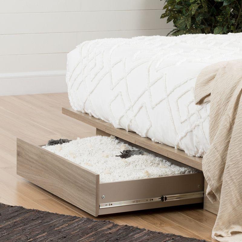 Queen Primo Platform Bed with Storage, No Box Spring Needed - South Shore