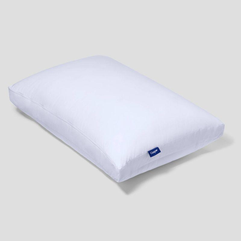 Dual-Comfort Standard Polyester Pillow with Breathable Percale Weave