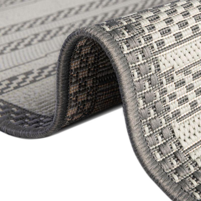 McLellen Striped Indoor / Outdoor Rug