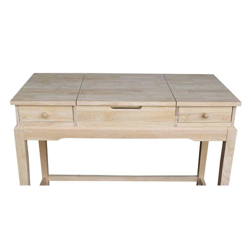 Vanity Table Unfinished - International Concepts