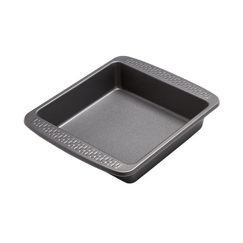 Gray Nonstick Carbon Steel Square Cake Pan