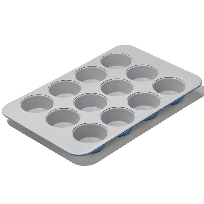 Slate Non-Stick Steel 12-Cup Muffin Pan