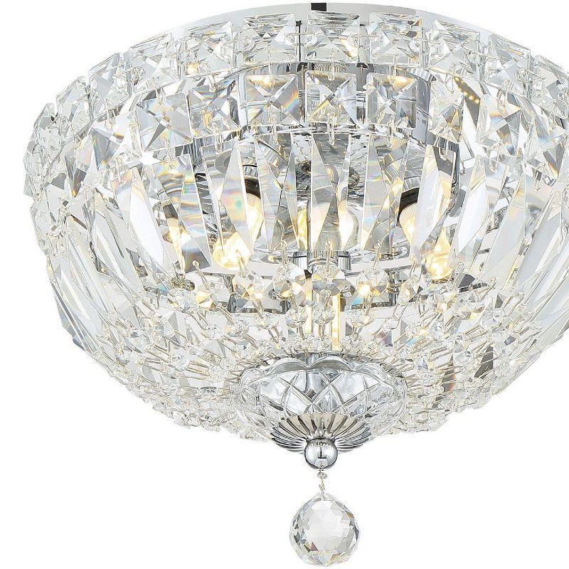 Crystorama Lighting Roslyn 3 - Light Flush Mount in  Polished Chrome