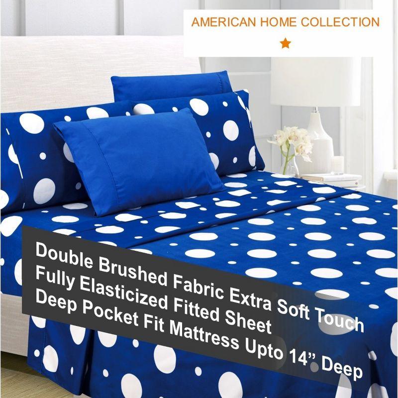 Microfiber Polka Dots Sheet Set