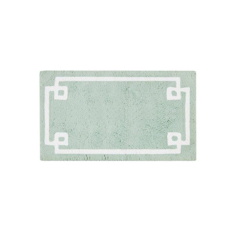 Madison Park 100% Cotton Tufted Bath Rug with Non-Slip Backing