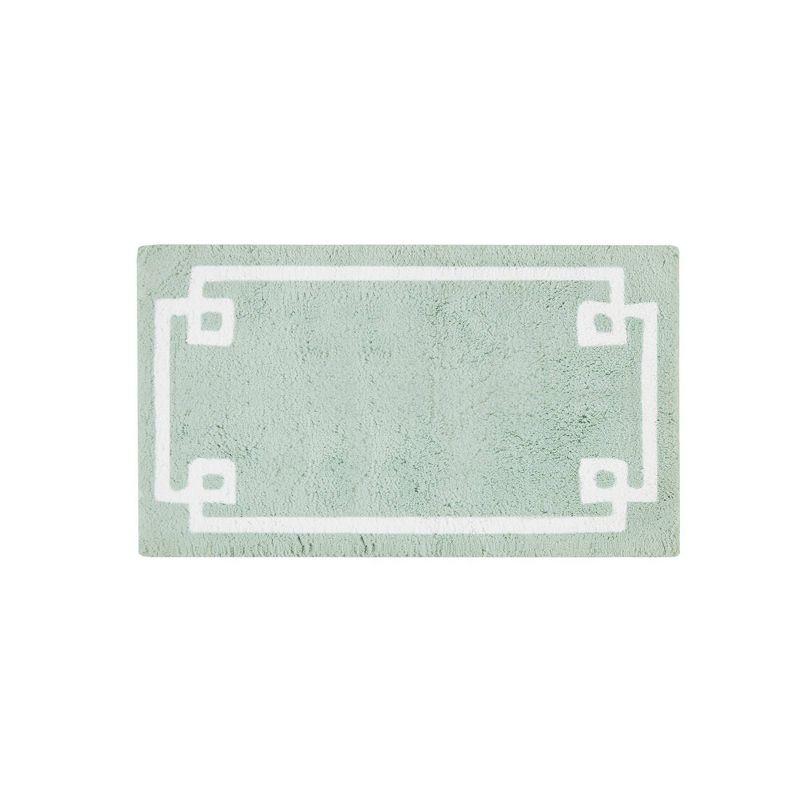 100% Cotton Tufted Bath Rug with Non-Slip Backing