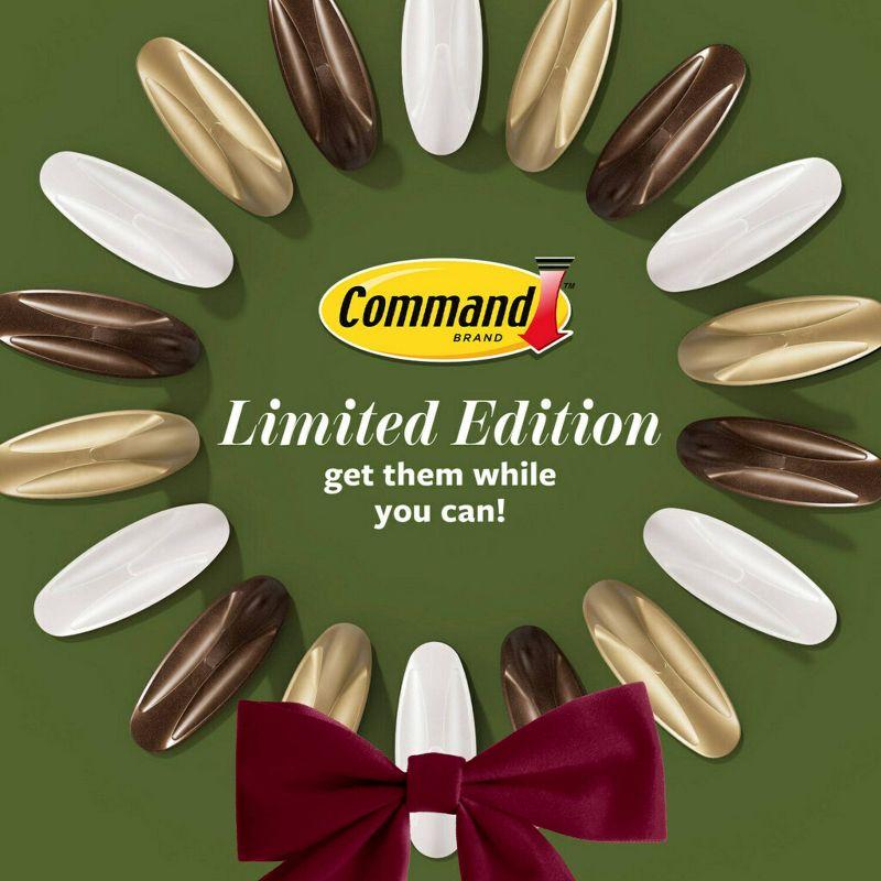 Command Limited Addition Holiday Mixed Hooks Pack Sage 10 Hooks 12 Strips