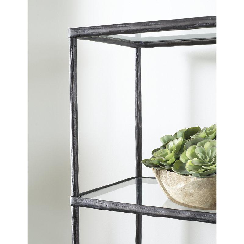 Ryandale 72'' H x 32'' W Aluminum Etagere Bookcase