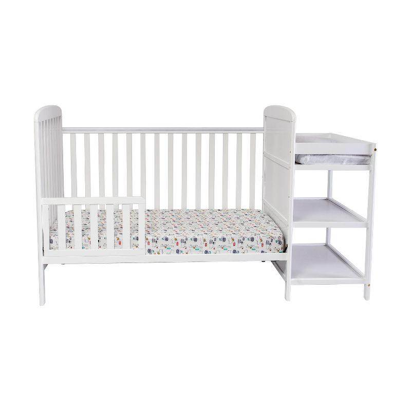 Suite Bebe Ramsey 3-in-1 Convertible Crib and Changer  - White