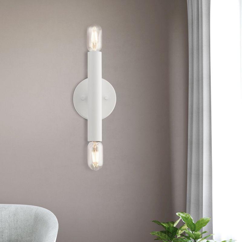 Livex Lighting Copenhagen 2 - Light Wall Light in  White