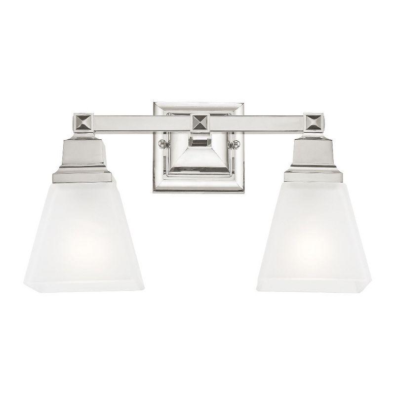 Livex Lighting Mission 2 - Light Vanity in  Polished Chrome