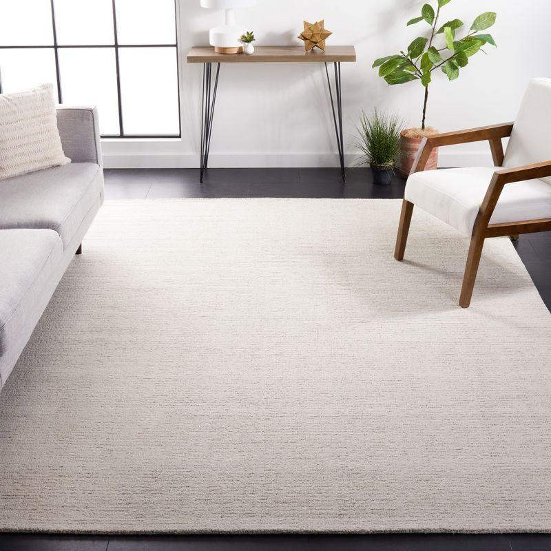 Abstract ABT468 Handmade Indoor Area Rug - Ivory/Beige - 8'x8' - Safavieh