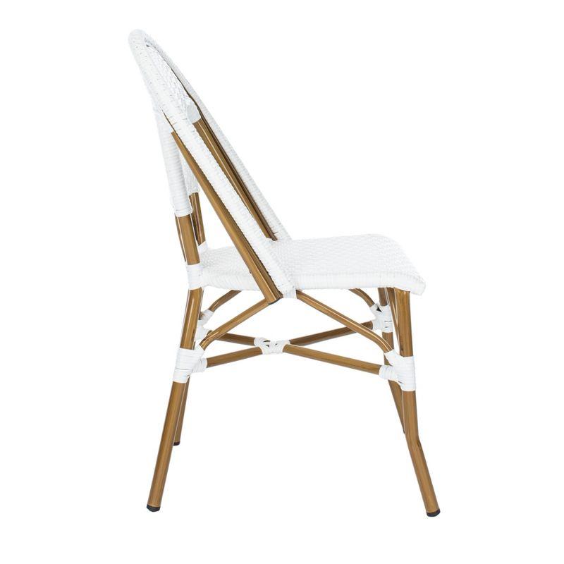 Salcha Side Chair (Set Of 2) - Indoor/Outdoor - FOX5210 - White - Safavieh