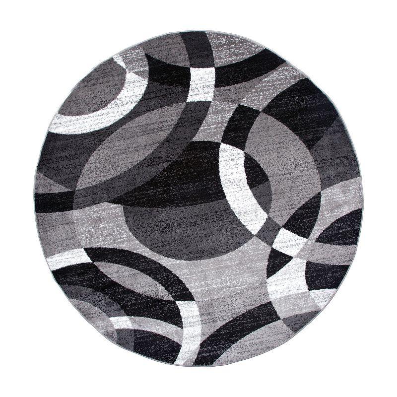 World Rug Gallery Geometric Circles Area Rug