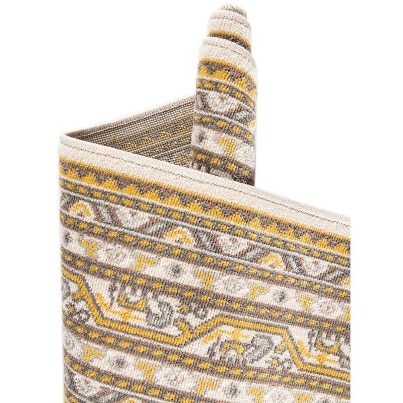 Unique Loom Williamsburg Collection Area Rug - Allover (2' 9" x 9' 10" Runner Beige/Gold)