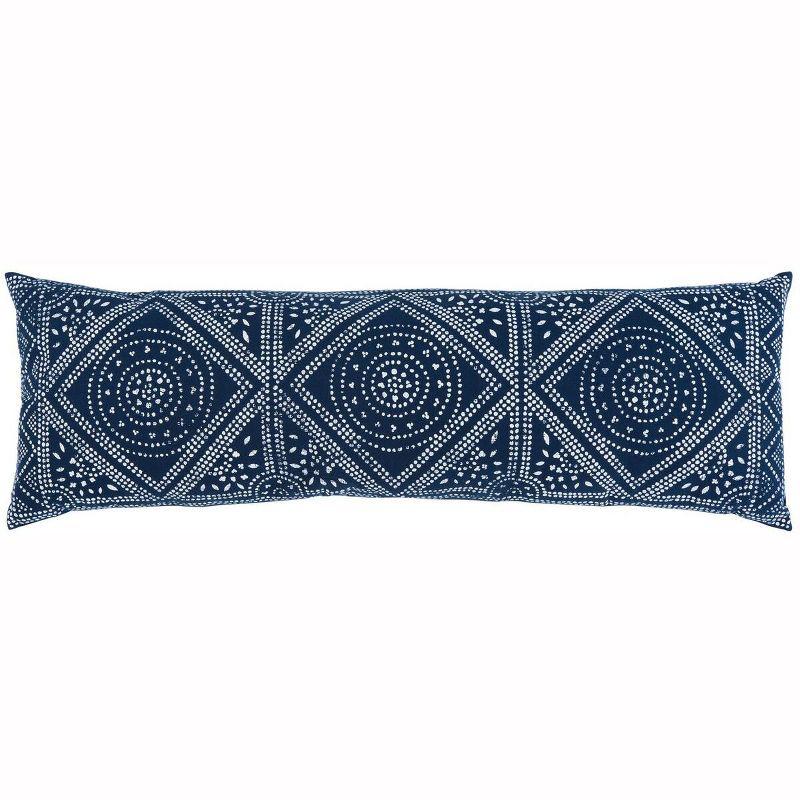 Valenti Pillow - Blue/White - 12"X36" - Safavieh
