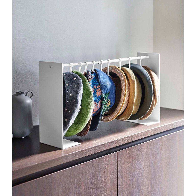 Yamazaki Home Yamazaki Home Hat Hanging Organizer, Steel, Holds 5.5 Lbs, Adjustable