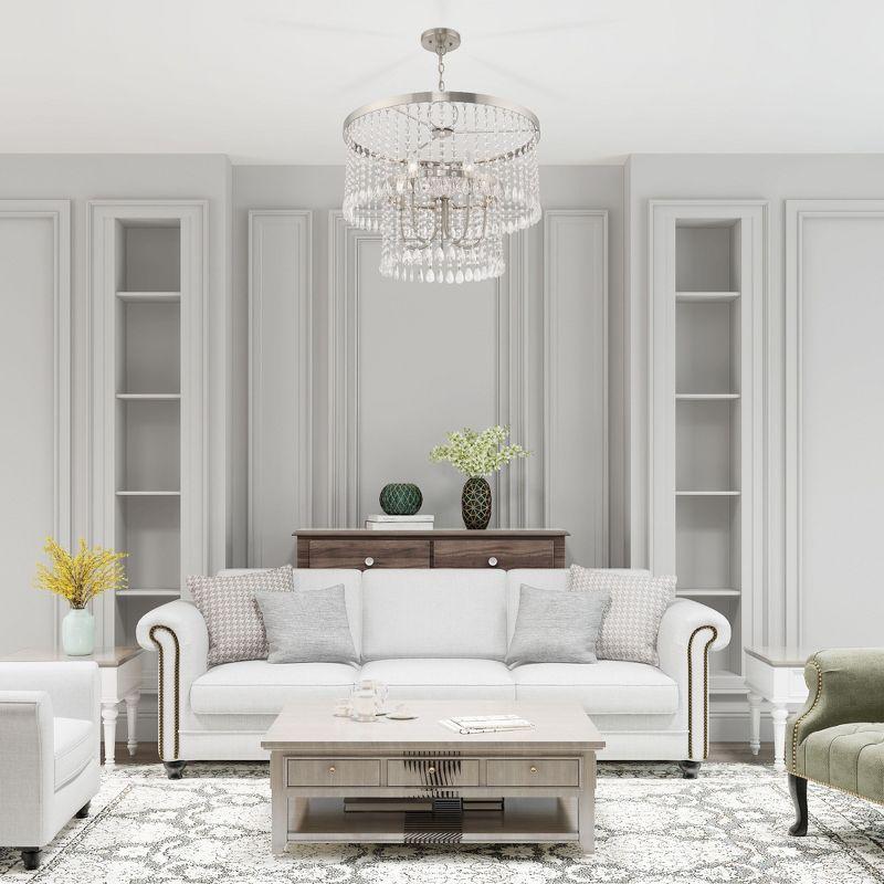 Livex Lighting Elizabeth 5 - Light Chandelier in  Brushed Nickel