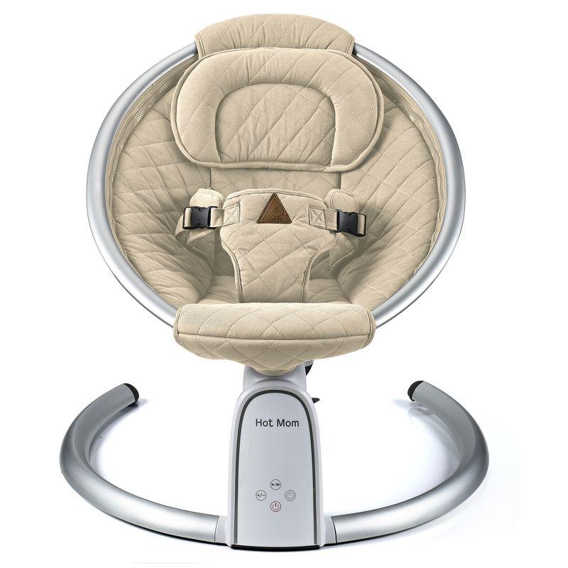 Hotmom Electric Cotton Baby Bouncer for Newborns and Infants (Sand)