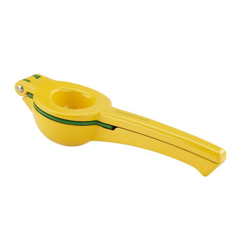 Yellow and Green Aluminum Dual Citrus Press