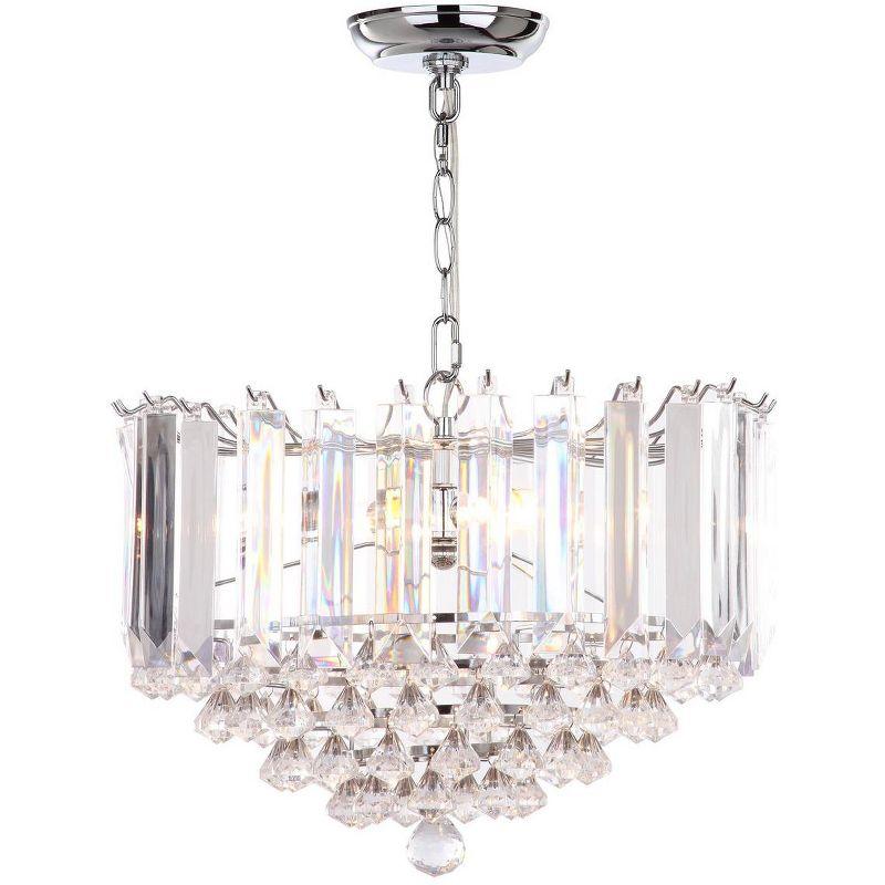 Hampton Pendant Lamp - LIT4490 - Clear/Chrome - Safavieh