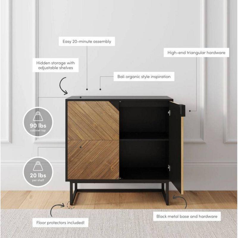 Enloe Metal TV Stand or 2 - Door Accent Cabinet