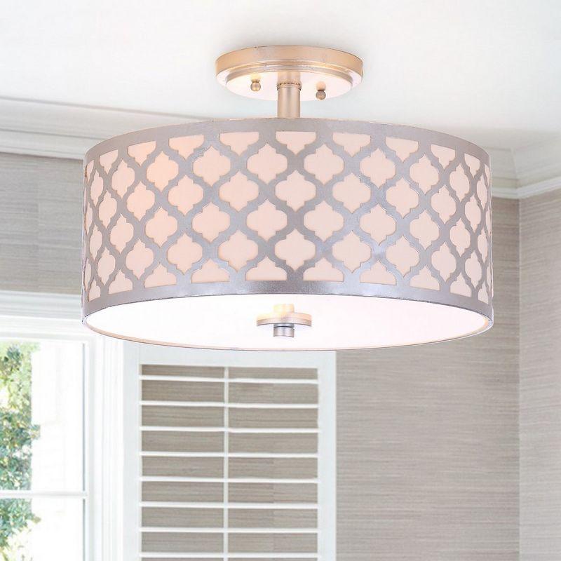 Kora Flush Mount - FLU4000 - Silver - Safavieh