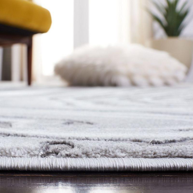 Craft CFT843 Loomed Indoor Area Rug - Light Grey/Grey - 6'7"x6'7" - Safavieh