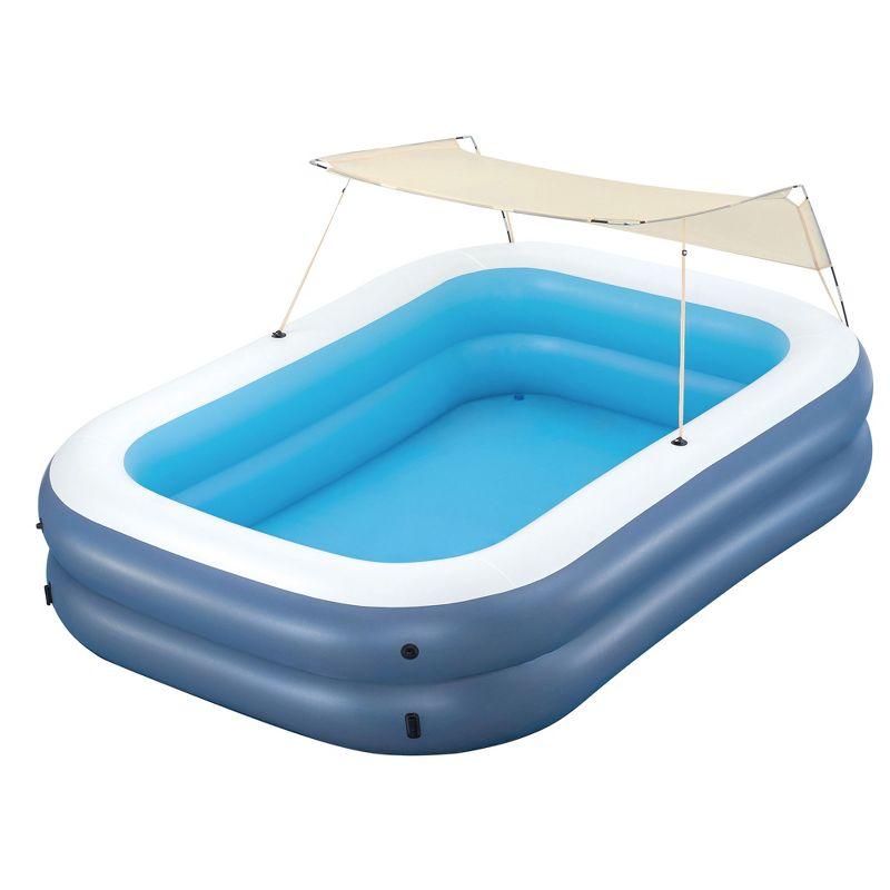 Bestway Plastic Rectangle Inflatable Pool 55'' H x 70'' W x 100'' L