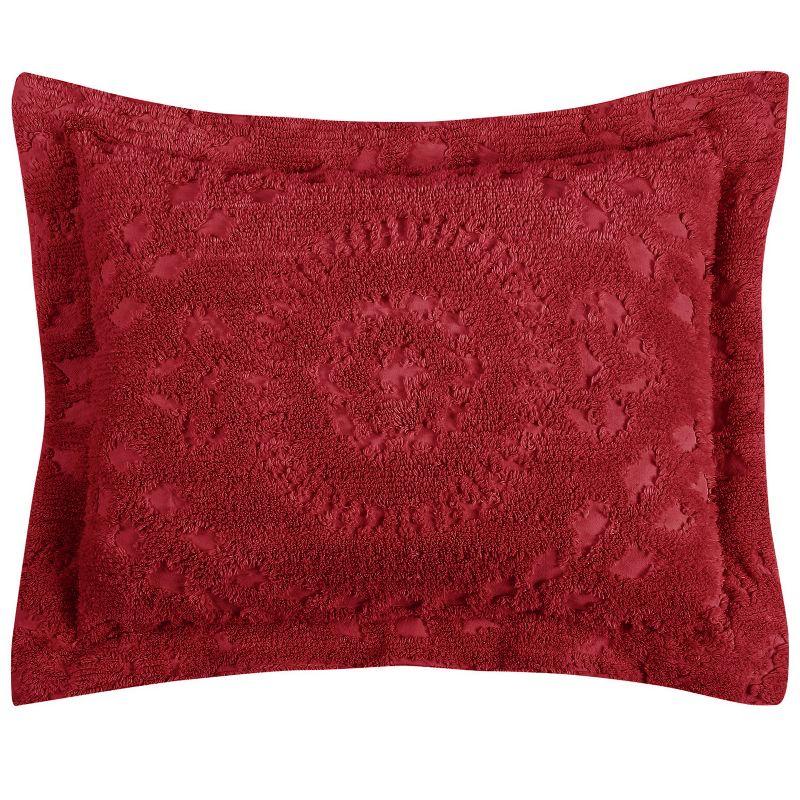 Better Trends Rio 100% Premium Cotton Tufted Bedspread Set, Soft & Luxurious Feel, Perfect for Gifting, All Seasons Machine Washable Medallion Bedding Set