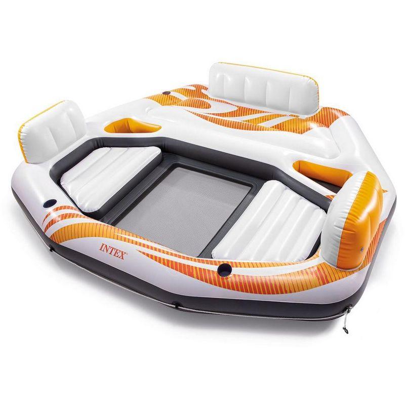 Intex Vista Inflatable Lake Island Raft Float 94" W x 81" L x 20" H