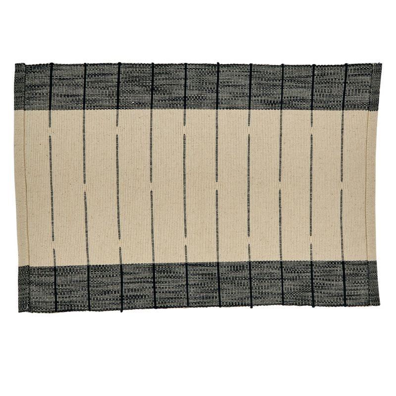 Saro Lifestyle Thin Stripe Design Table Mats