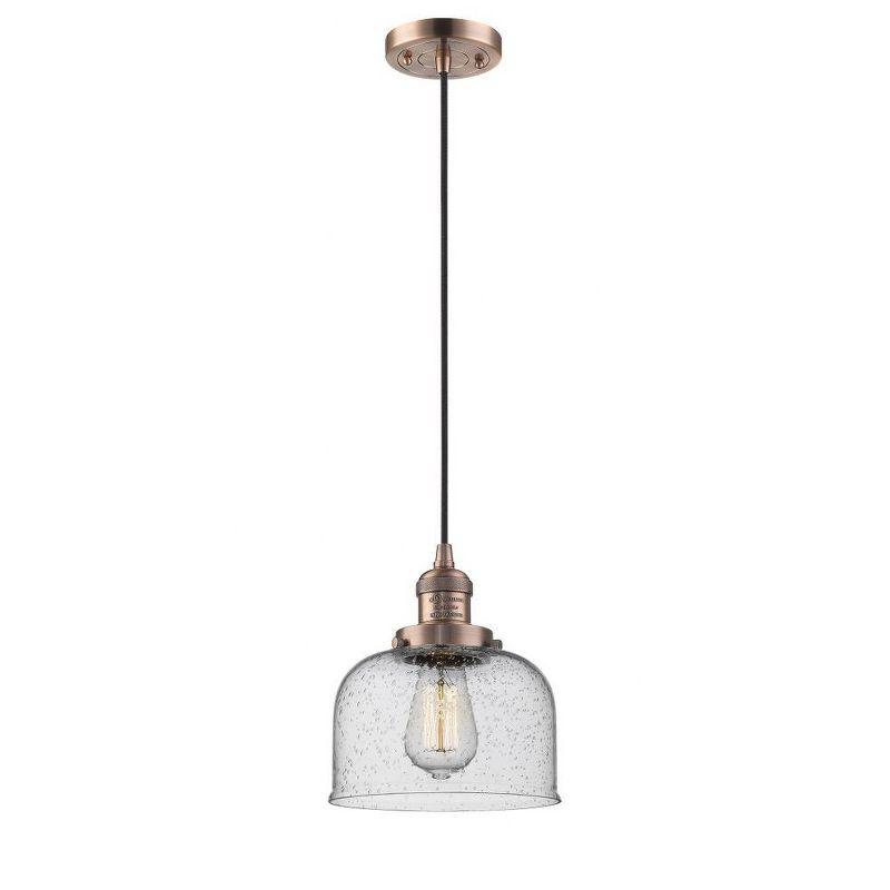 Innovations Lighting Bell 1 - Light Pendant in  Antique Copper