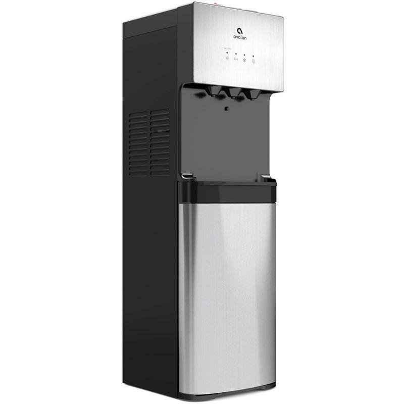 Avalon Limited Edition Self Cleaning Water Cooler and Dispenser - Silver: Bottom Load, 5 Gallon, Energy Star Certified