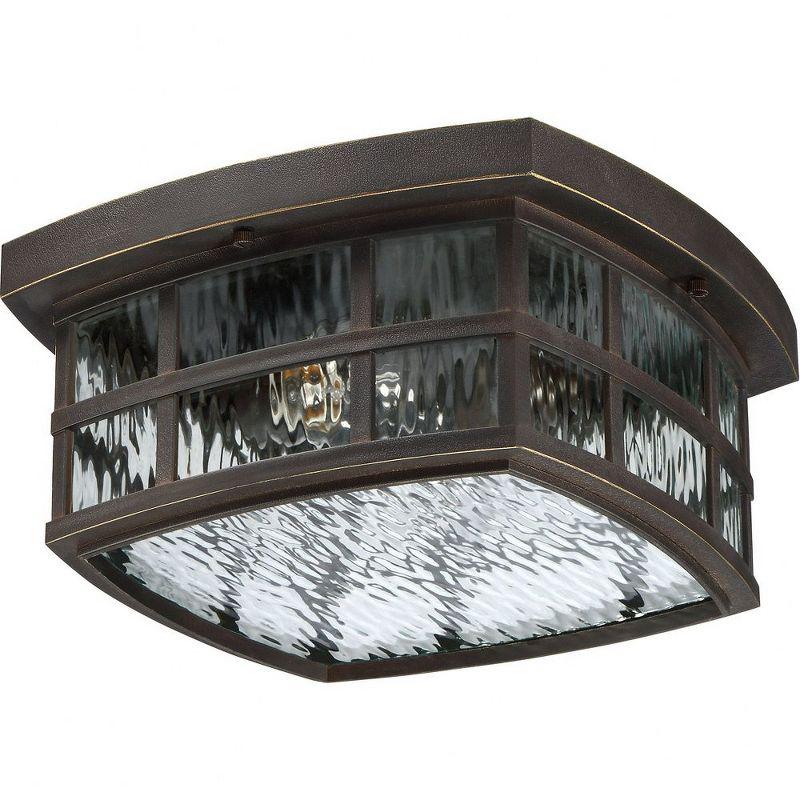 Quoizel Lighting Stonington 2 - Light Flush Mount in  Palladian Bronze