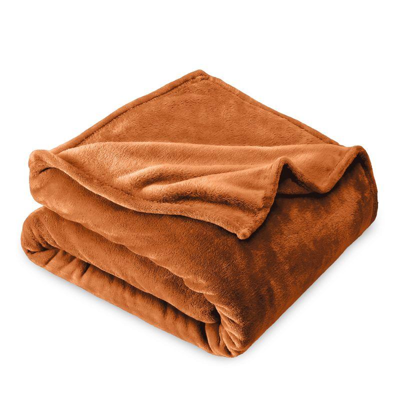 Bare Home Microplush Fleece Blanket - Fuzzy, Warm, Bed/Throw Blanket