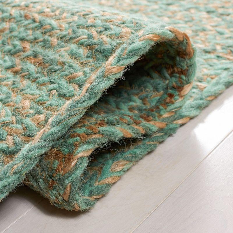 Natural Fiber NFB950 Hand Loomed Area Rug - Green/Natural - 3'x5' - Safavieh.