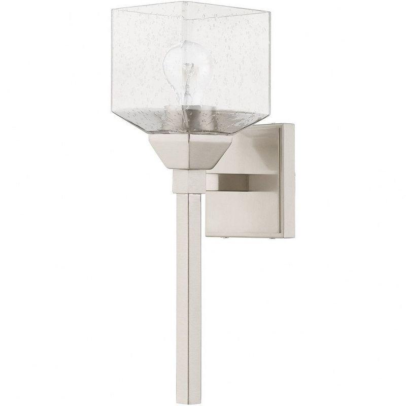 Livex Lighting Aragon 1 - Light Vanity in  Brushed Nickel