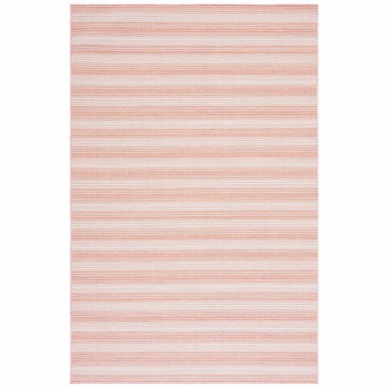 Hampton HTN231 Power Loomed Indoor/Outdoor Area Rug - Terracotta - 4'x6' - Safavieh.