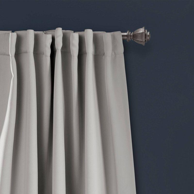 Lush Decor Insulated Back Tab Blackout Polyester Blackout Curtain Pair