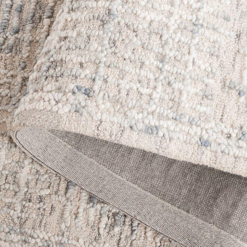 Abstract ABT275 Hand Tufted Indoor Area Rug - Light Blue/Ivory - 5'x8' - Safavieh