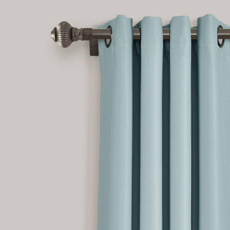 Insulated Polyester Blackout Curtain Pair