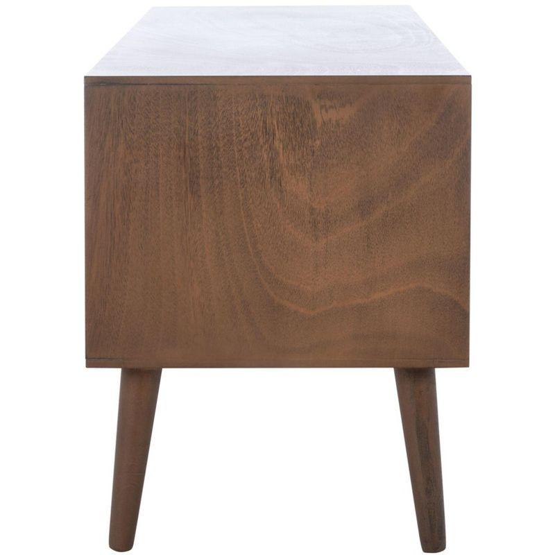 Sorrel Mid - Century Media Stand - Brown - Safavieh